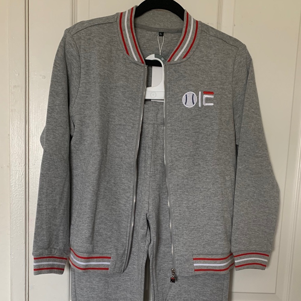 Grey Sweater Tracksuit